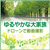 ���₩�ȑ�Ƒ��h���[���œ���B�e